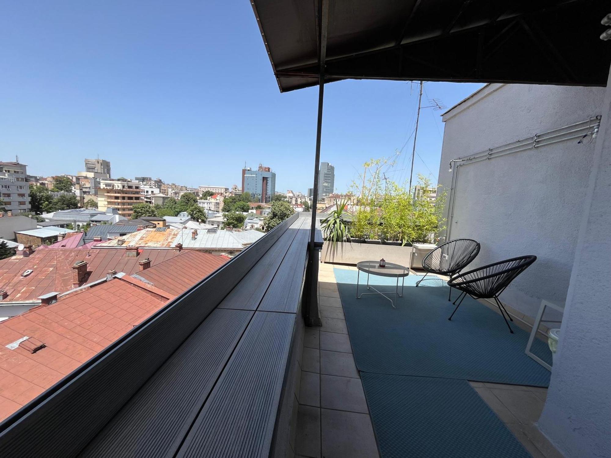 Terrace View Downtown Studio بوخارست المظهر الخارجي الصورة